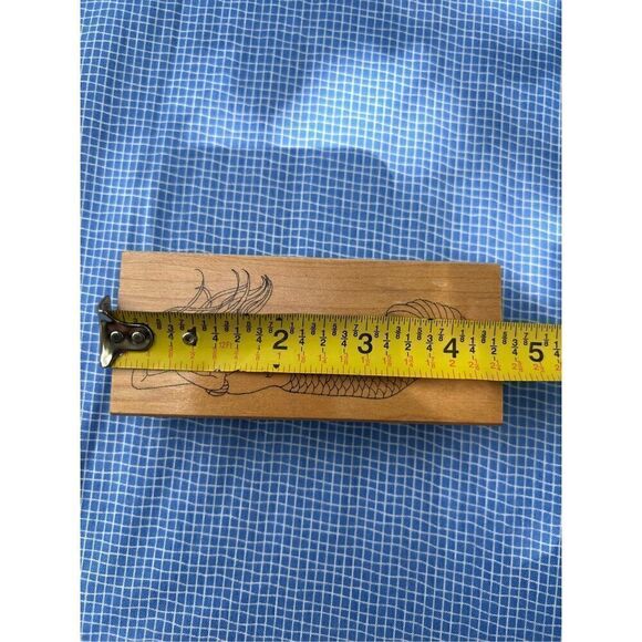 Vintage Rubber Mermaid Stamp - Picture 4 of 5